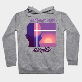 Mind Aligned - pastel sunrise Hoodie